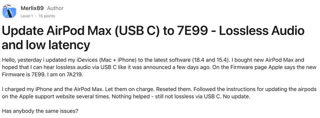 Max 新固件在用户获得新功能之前被撤下j9九游会(中国)网站AirPods(图2)
